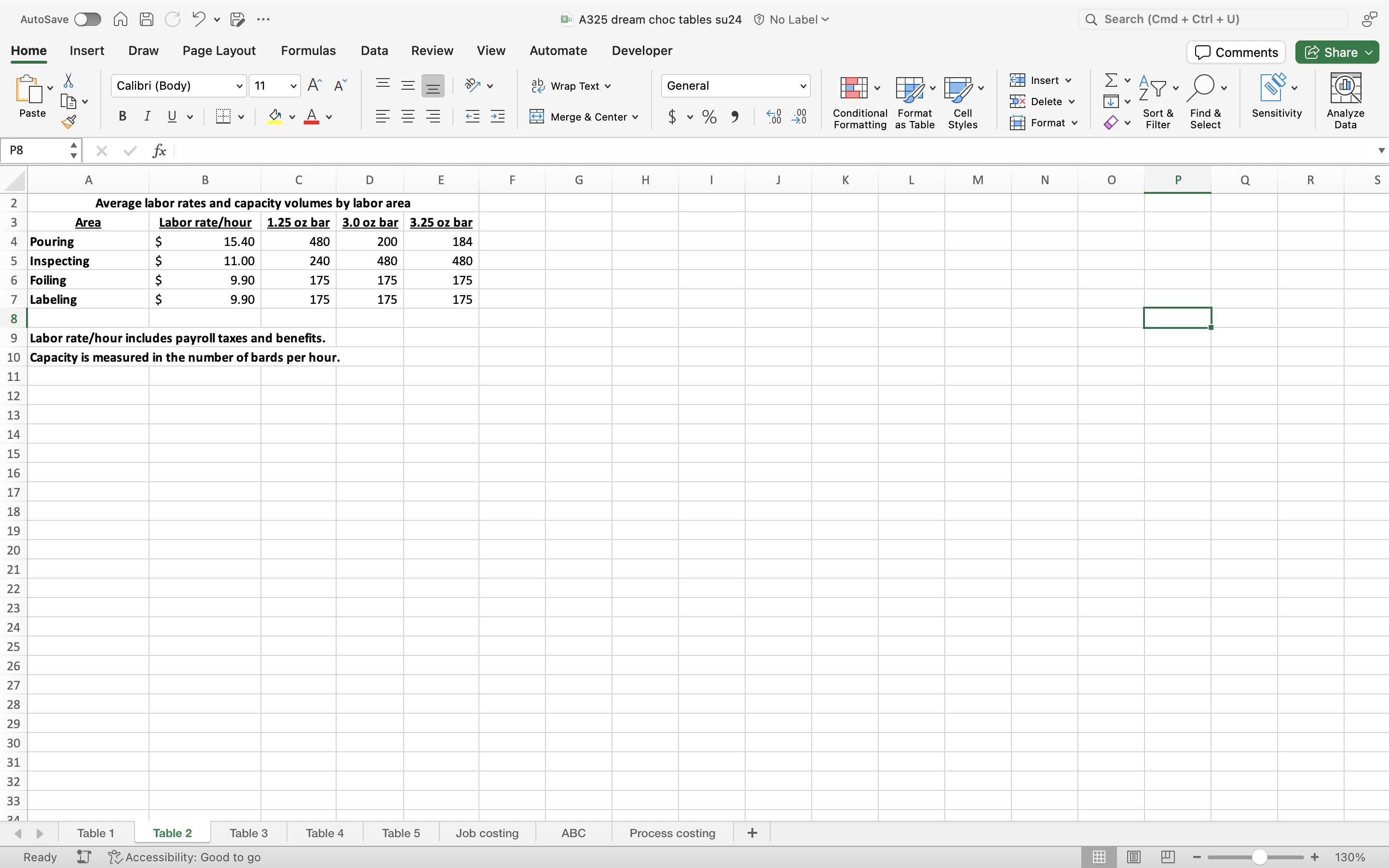 AutoSave O A A C 5 . 9 ... X: A325 dream choc