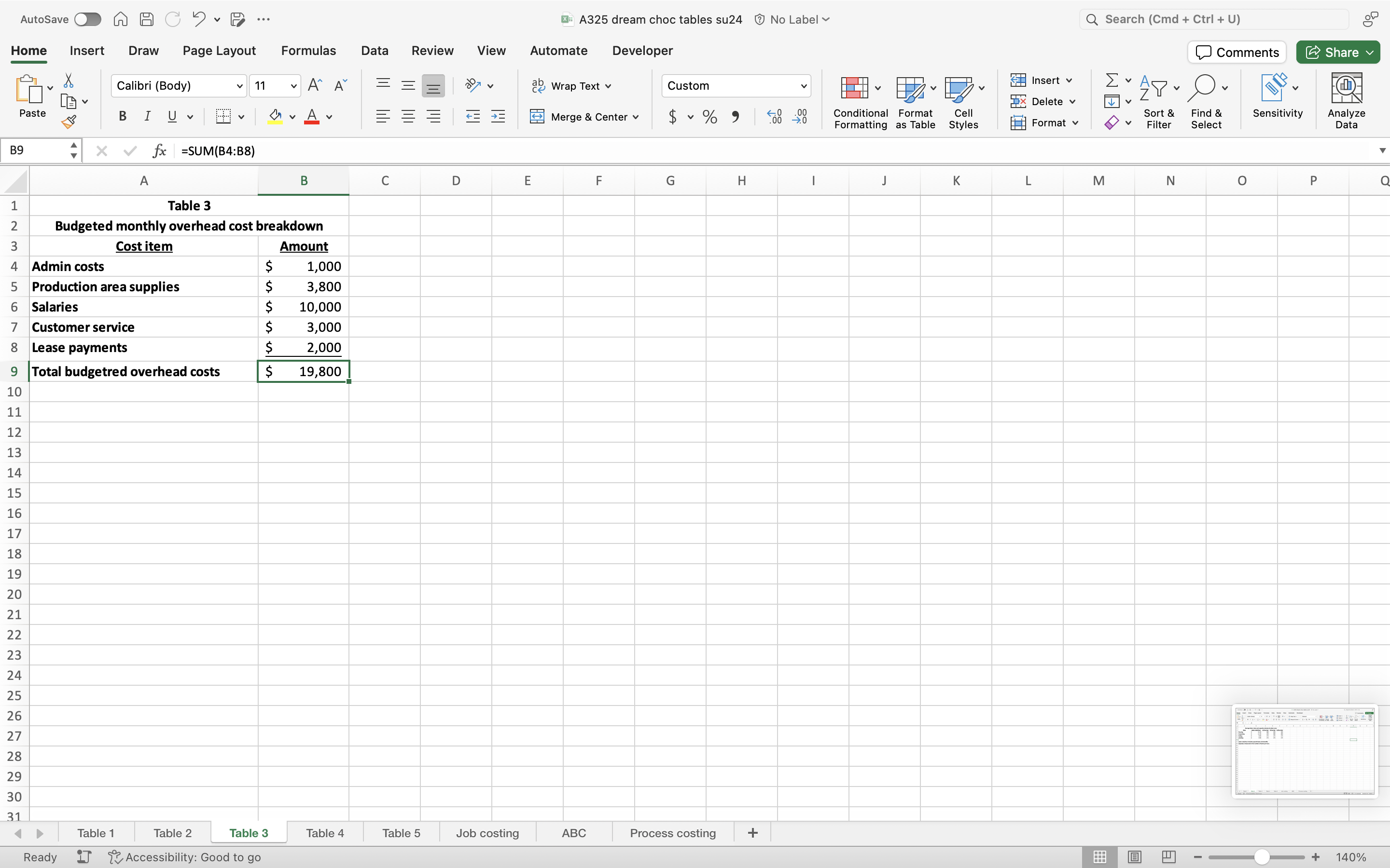 AutoSave O A A C 5 . 9 ... X: A325 dream choc