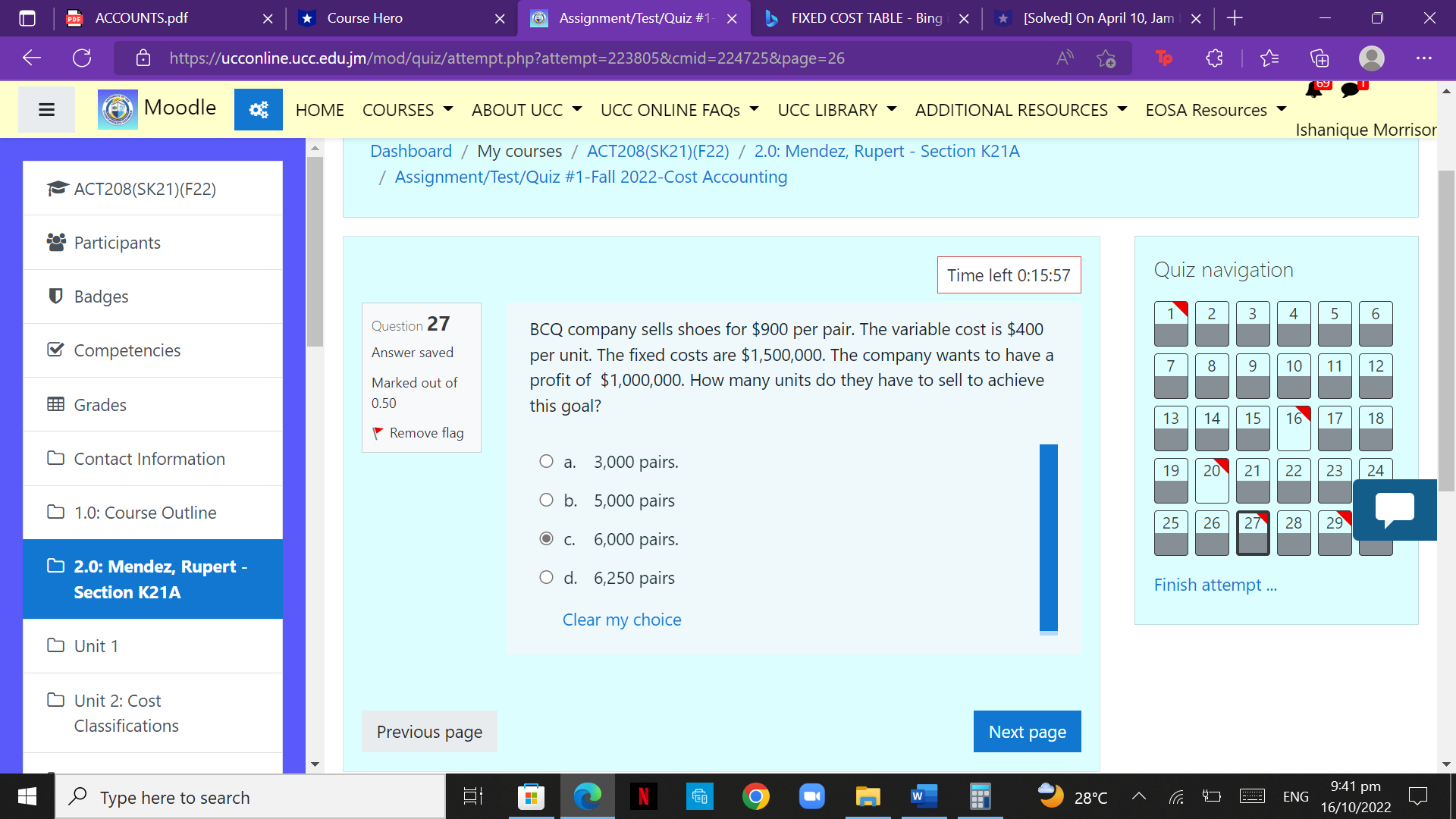 PDF ACCOUNTS.pdf X Course Hero X