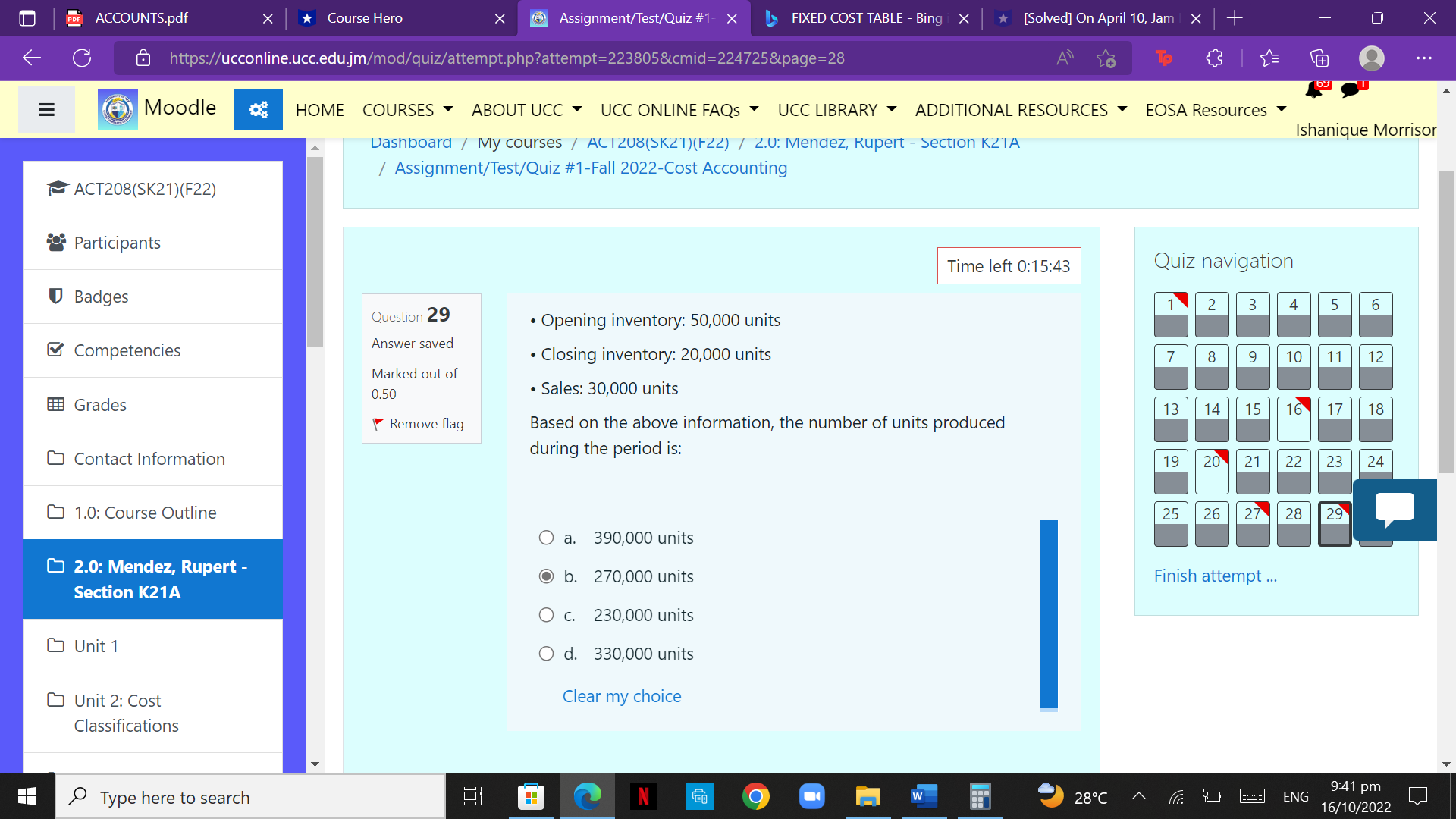 PDF ACCOUNTS.pdf X Course Hero X