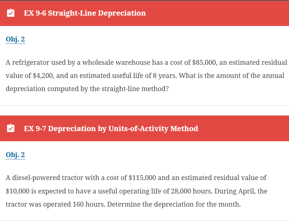 Obj. 2 A diesel - powered tractor with a cost o f
