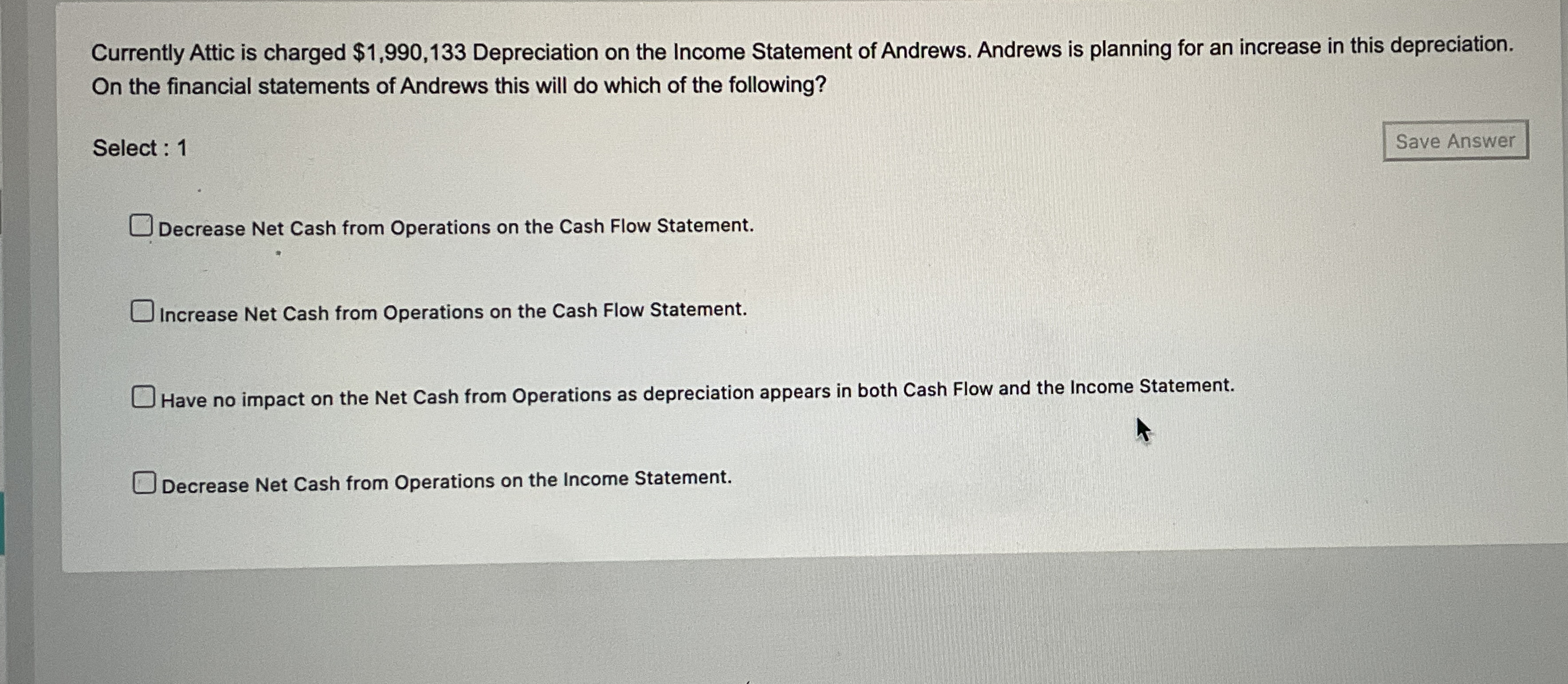 Currently Attic is charged $ 1 , 9 9 0 , 1 3 3