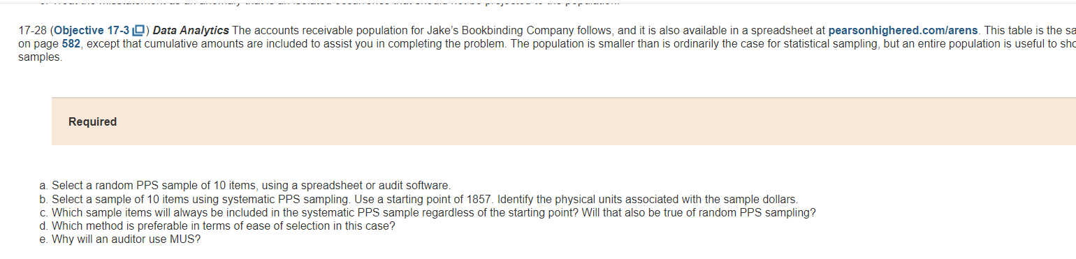 Please solve a, b, c, d and e 17-28 (Objective