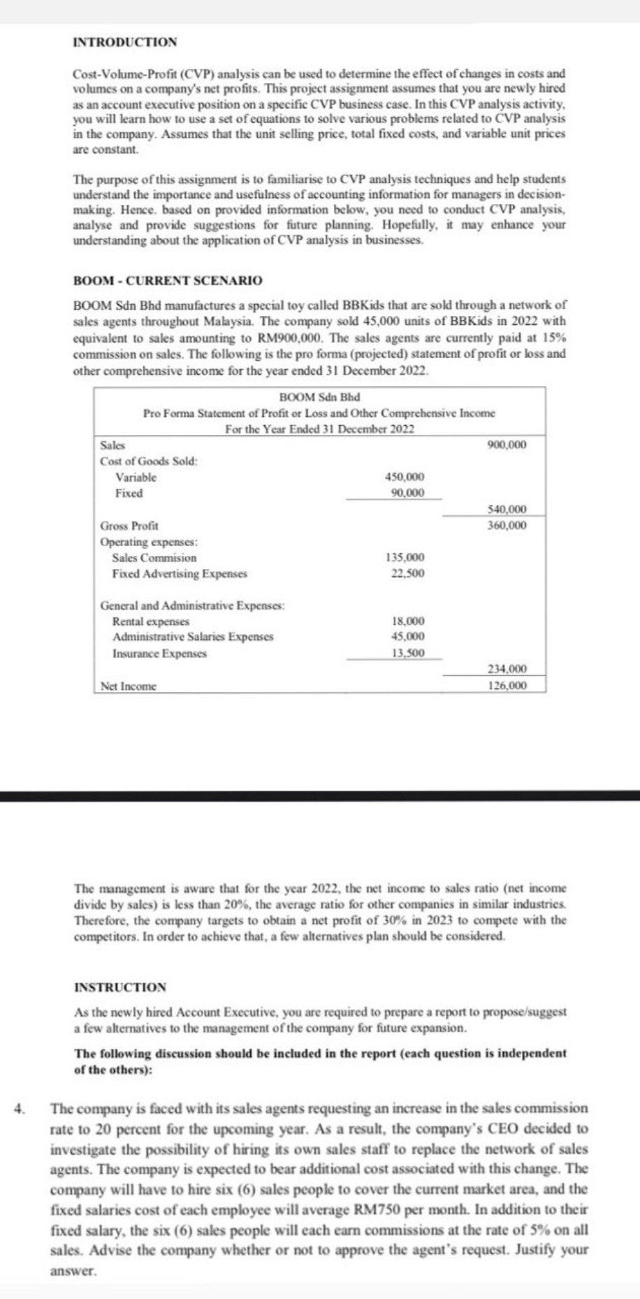 INTRODUCTION Cost-Volume-Profit (CVP) analysis