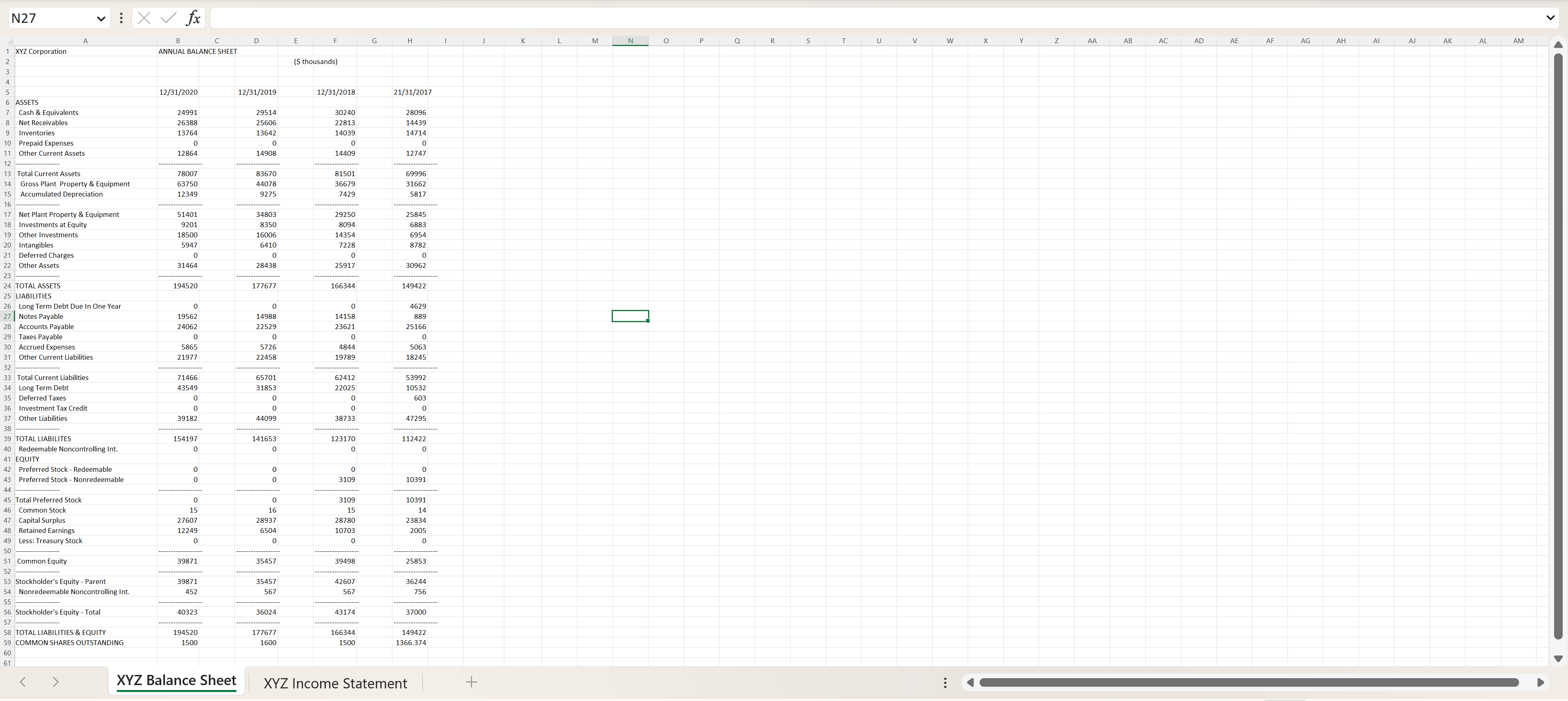 Mini Audit Project Your firm, ACTG 307 &