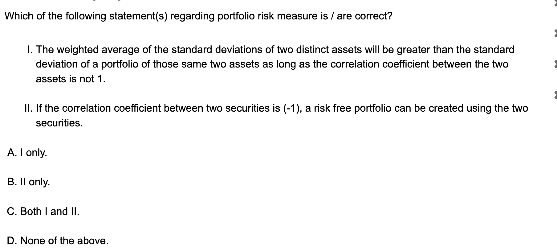 Which of the following statement(s) regarding