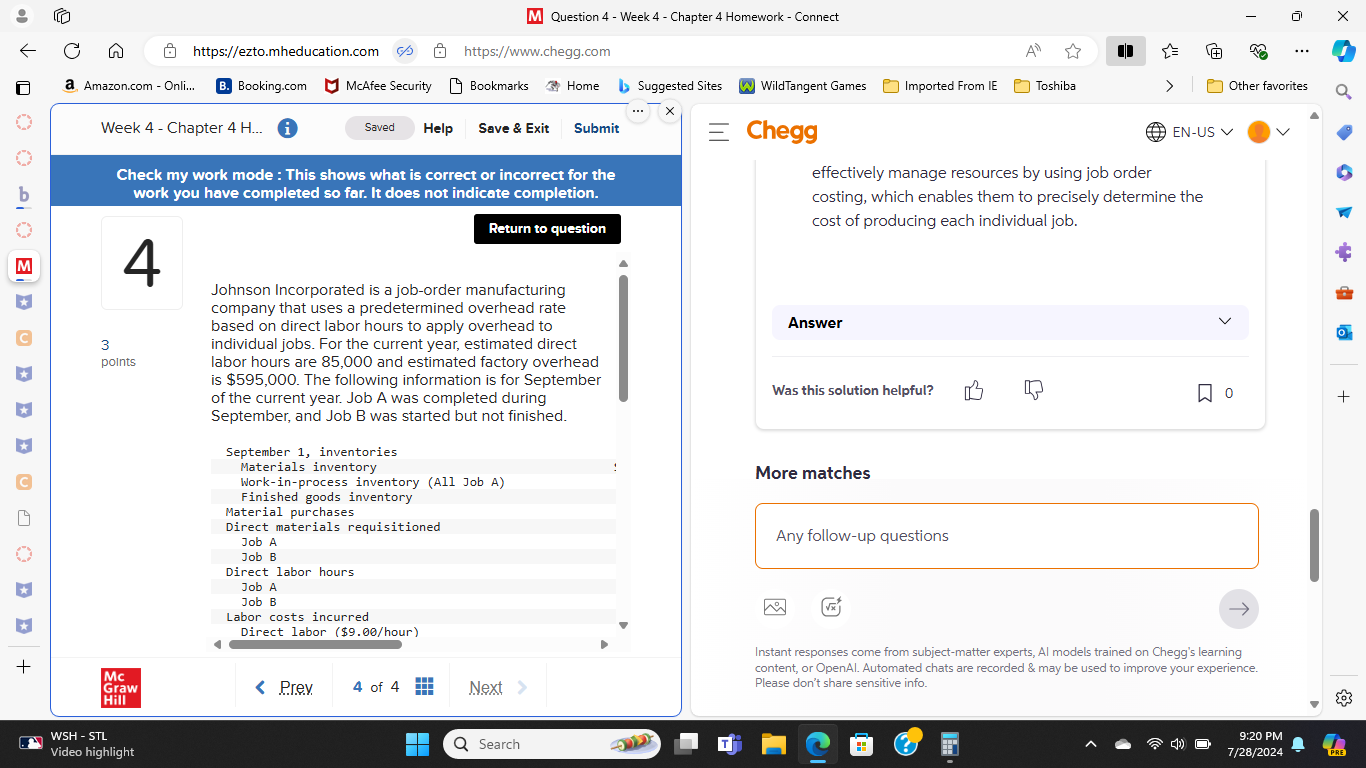 M Question 4 - Week 4 - Chapter 4 Homework -