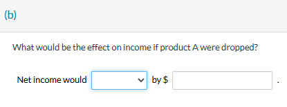 ( b ) What would be the effect on income if