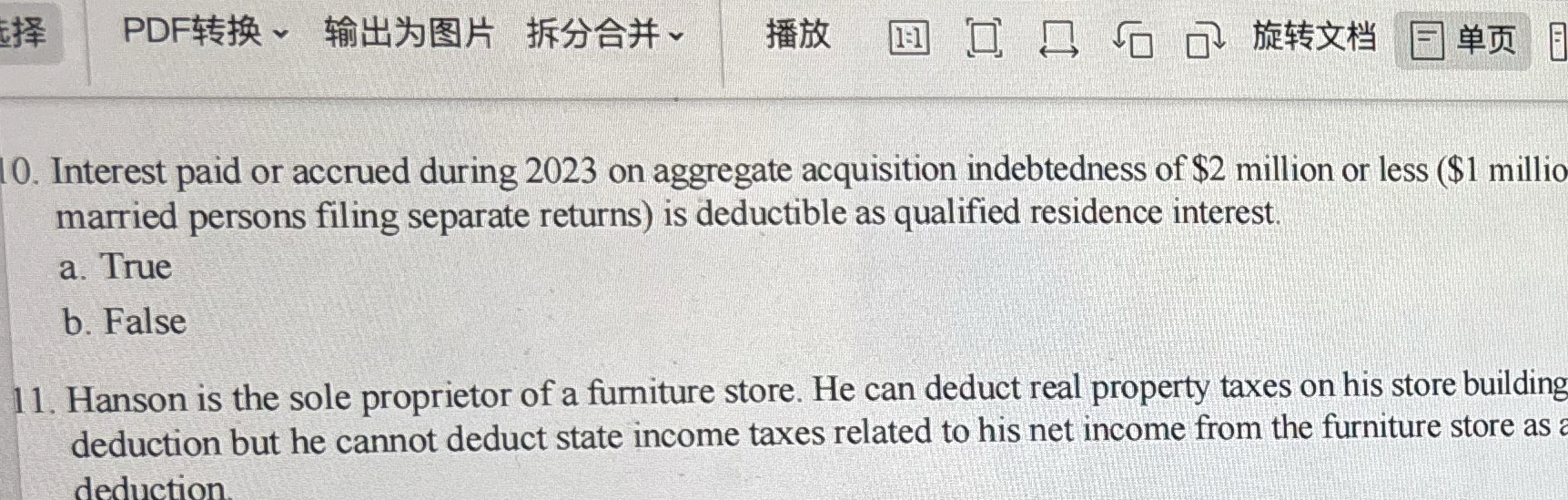 Interest paid or accrued during 2 0 2 3 on