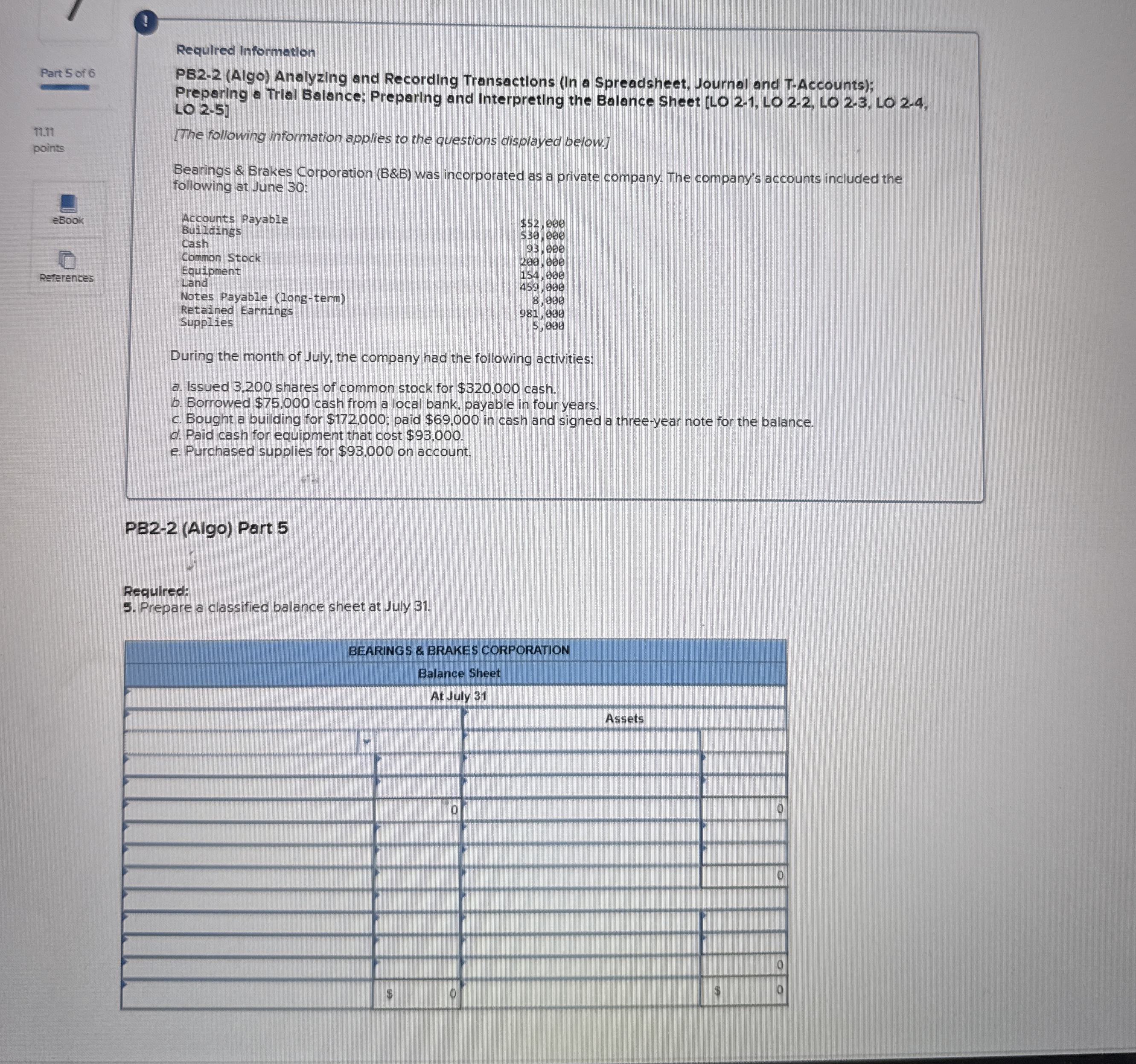 Part 5 of 6 Required Information P 5 2 - 2 ( Algo