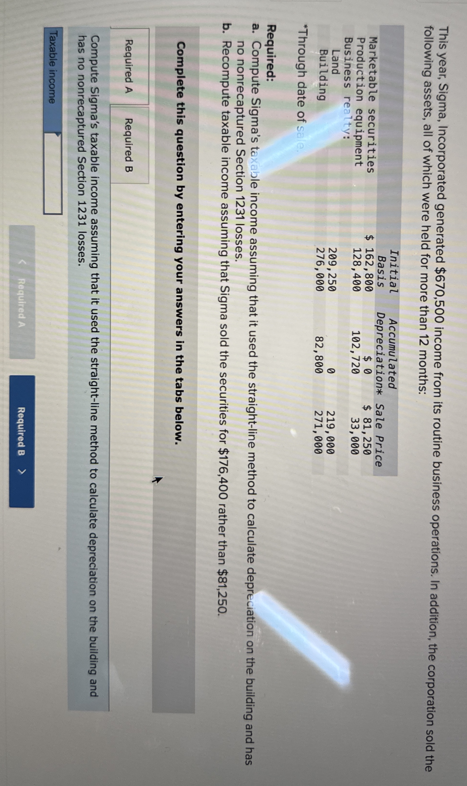 This year, Sigma, Incorporated generated $ 6 7 0