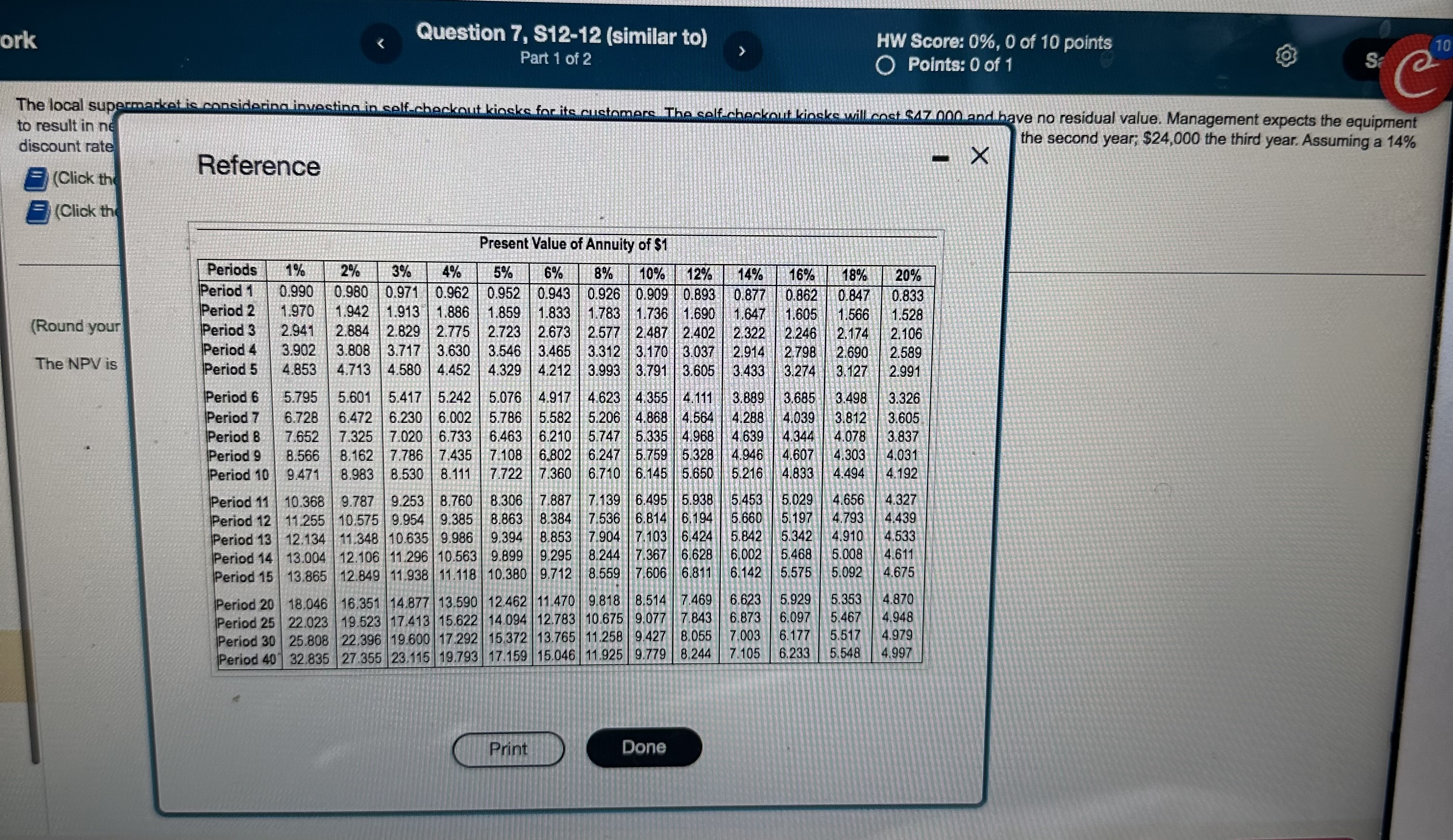 work Question 7, S12-12 (similar to) HW Score: