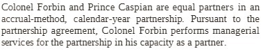 Colonel Forbin and Prince Caspian are equal