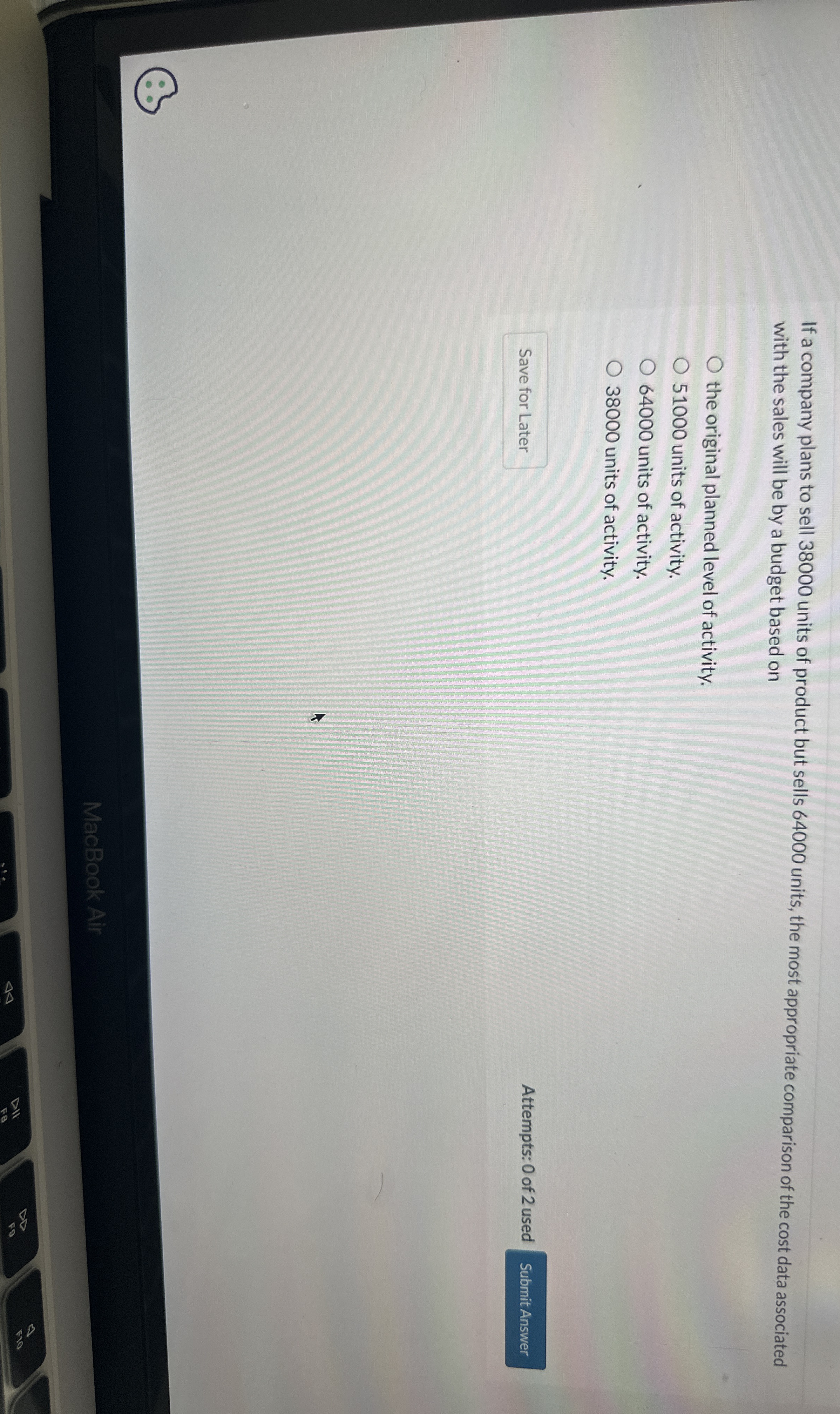 If a company plans to sell 3 8 0 0 0 units of