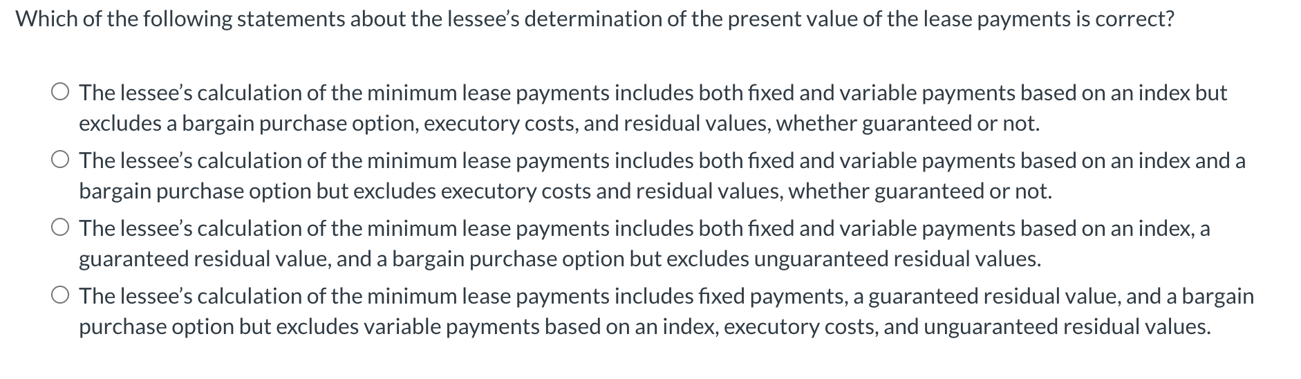 Which of the following statements about the