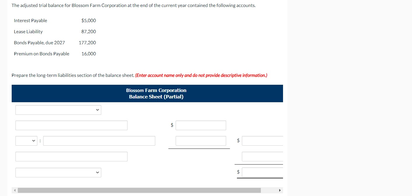 Please help me The adjusted trial balance for