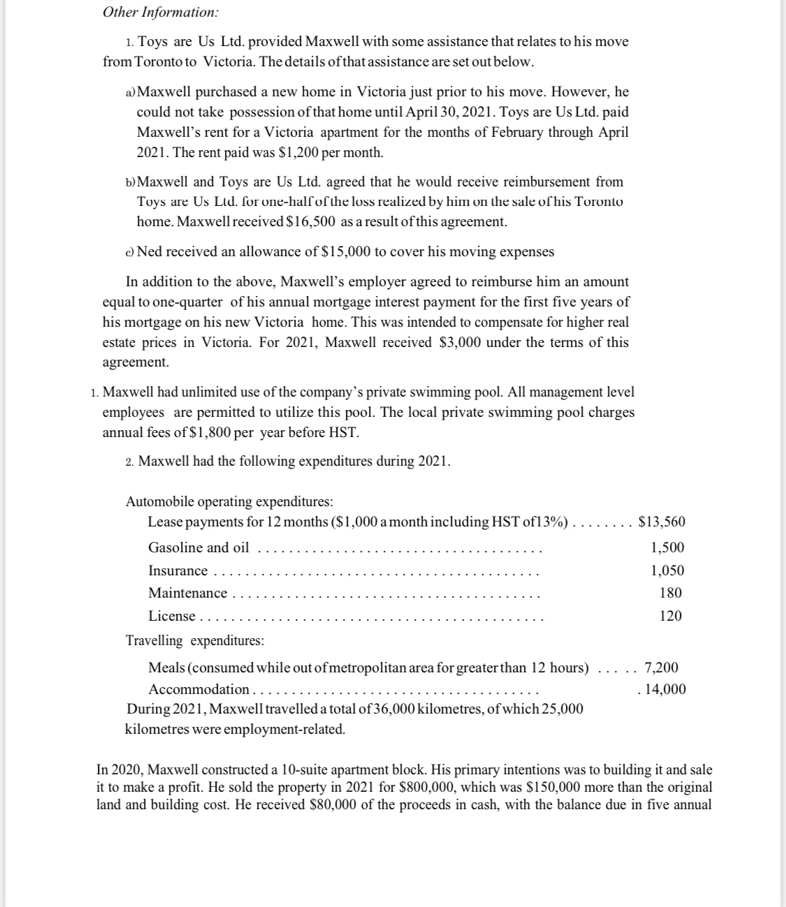 Mr. Maxwell Smart is employed by Toys are Us Lid.