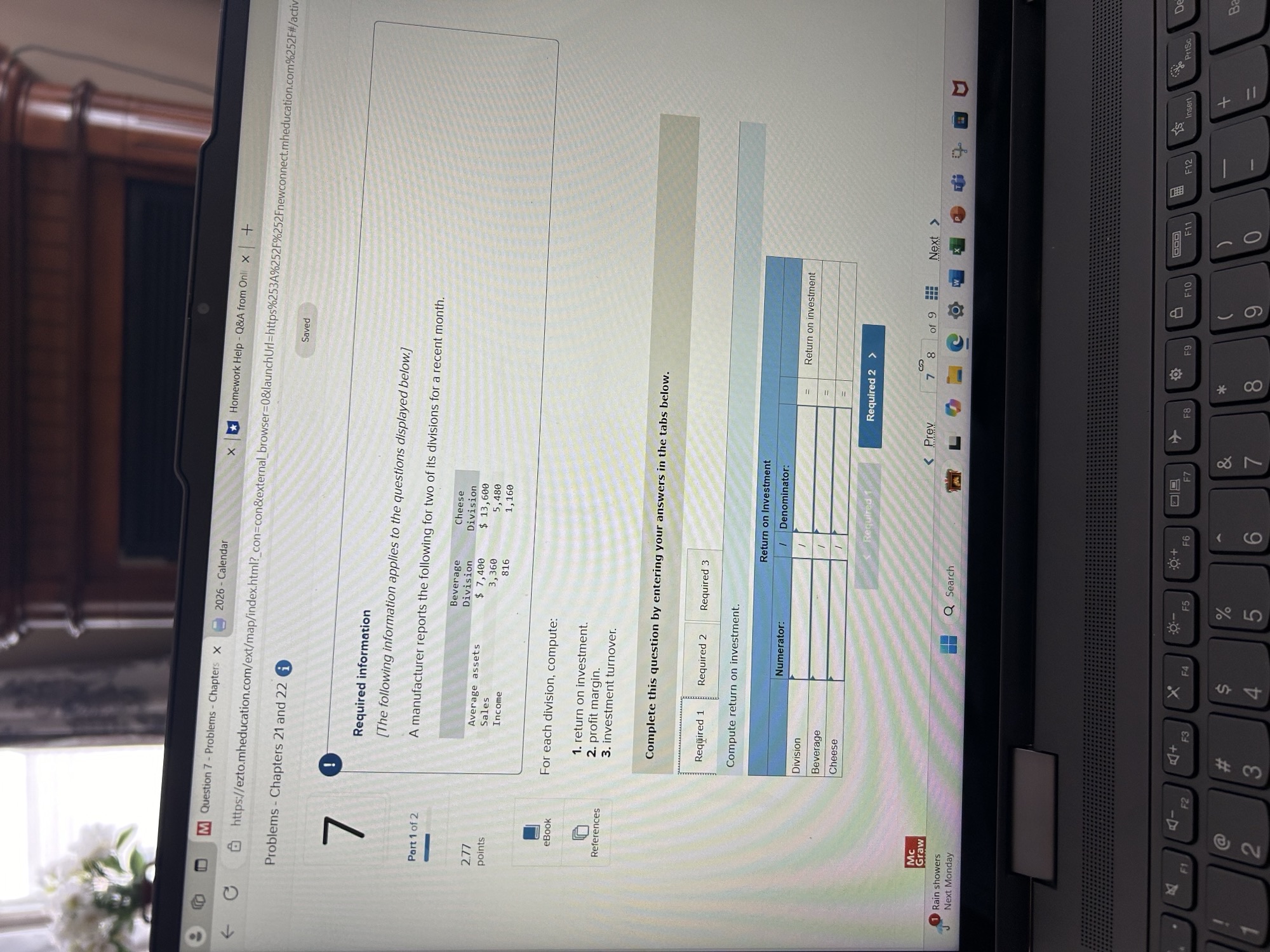 90 M Question 6 - Problems - Chapters x 2026 -