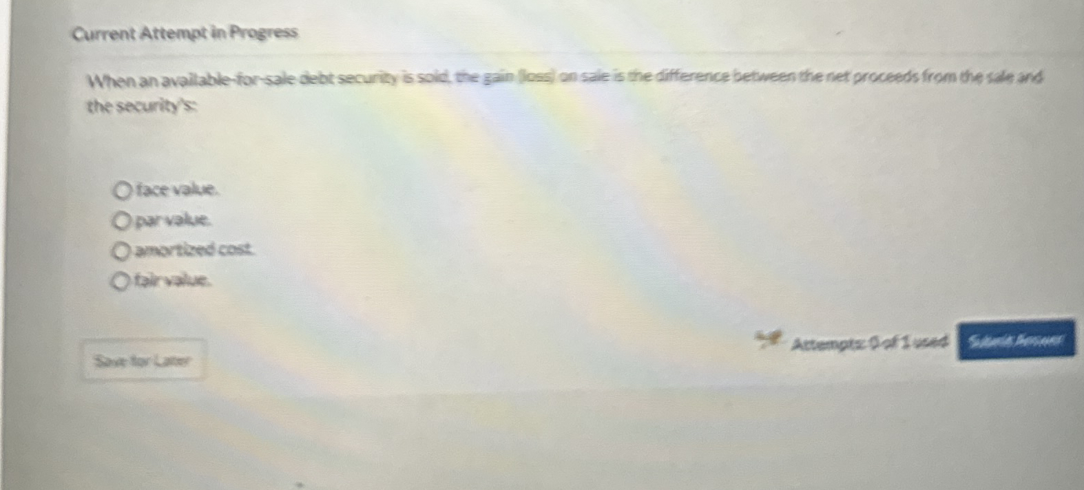 Current Attempt in Progress When an available -