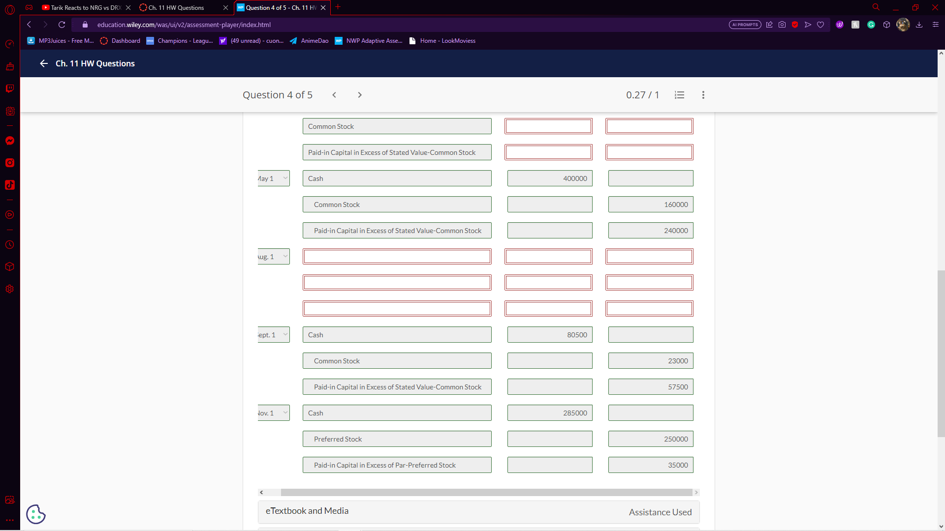 Tarik Reacts to NRG vs DRX X Ch. 11 HW Questions