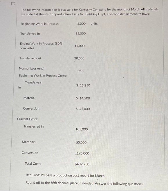 required: 1 what are the equivalent units of