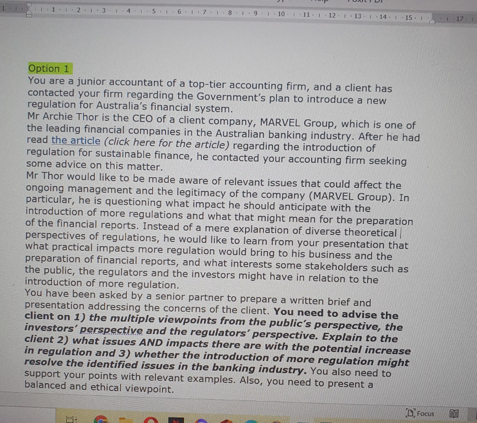 I only need help with question three. I have
