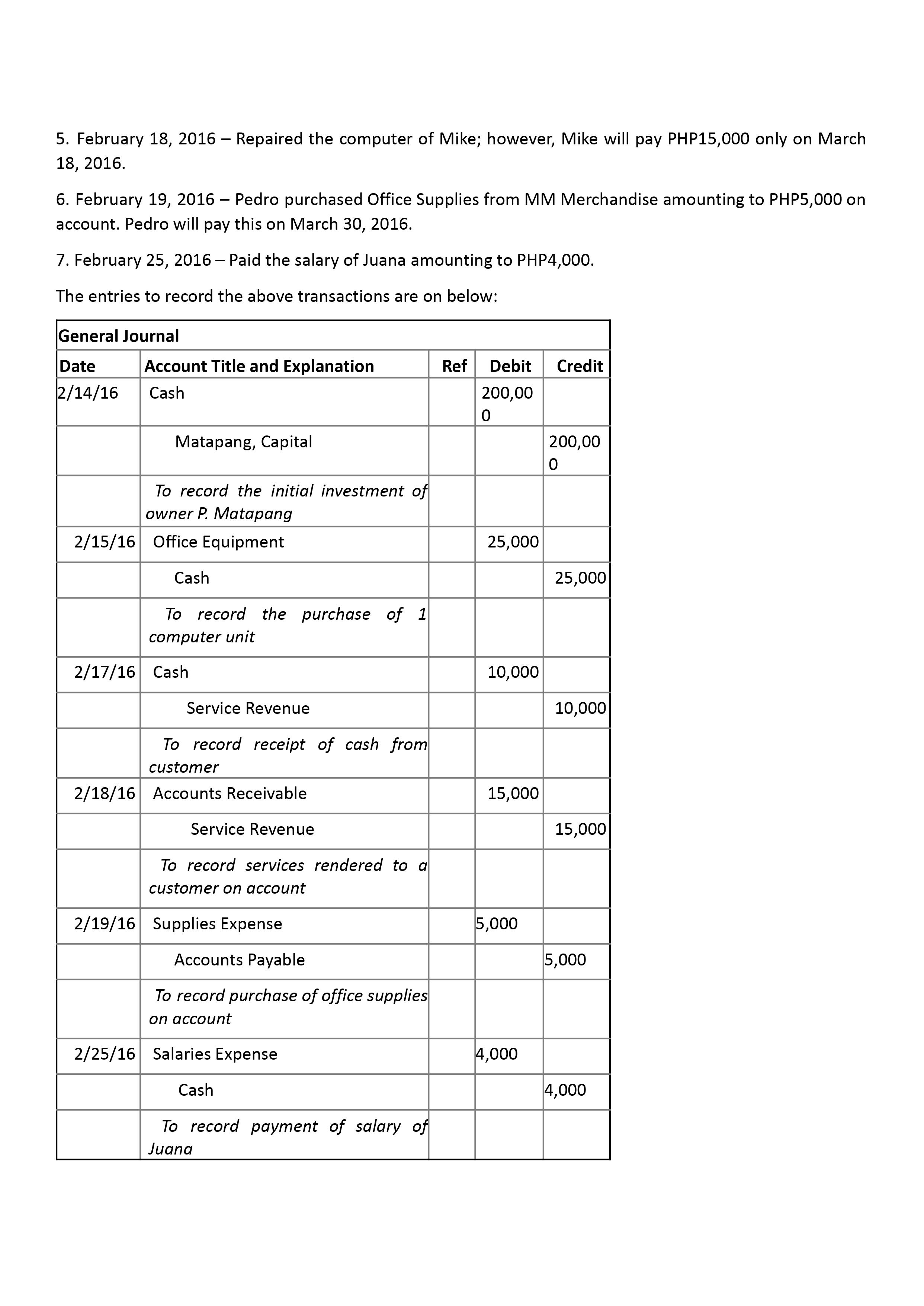 ACCOUNTING ACTIVITY!! Please check the comment
