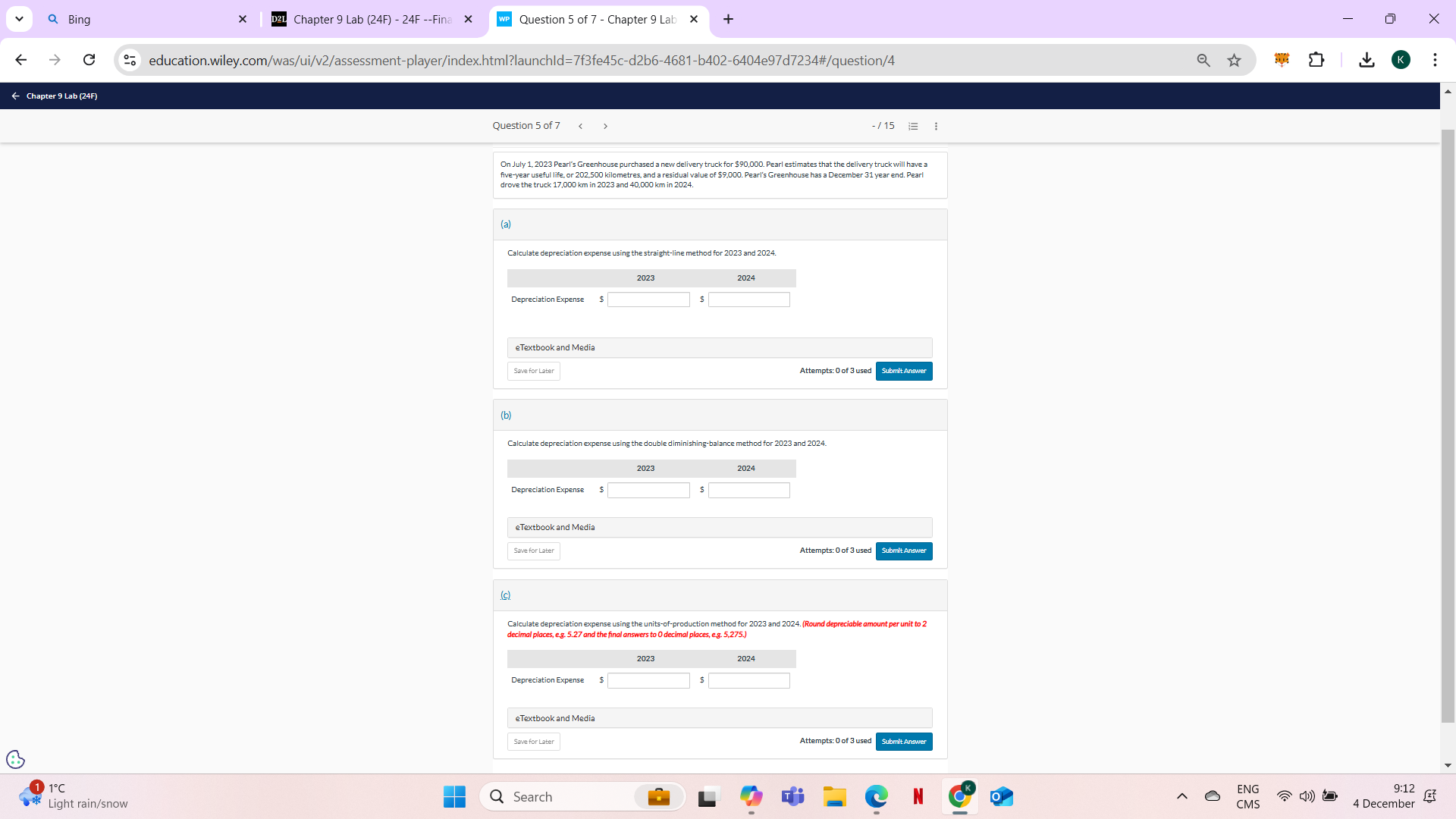 Q Bing X D2L Chapter 9 Lab (24F) - 24F --Fina x
