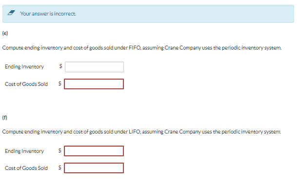 QUESTION: On December 1, 2022, Crane Company had