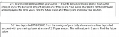 2-4. Your mother borrowed from your Auntie P14