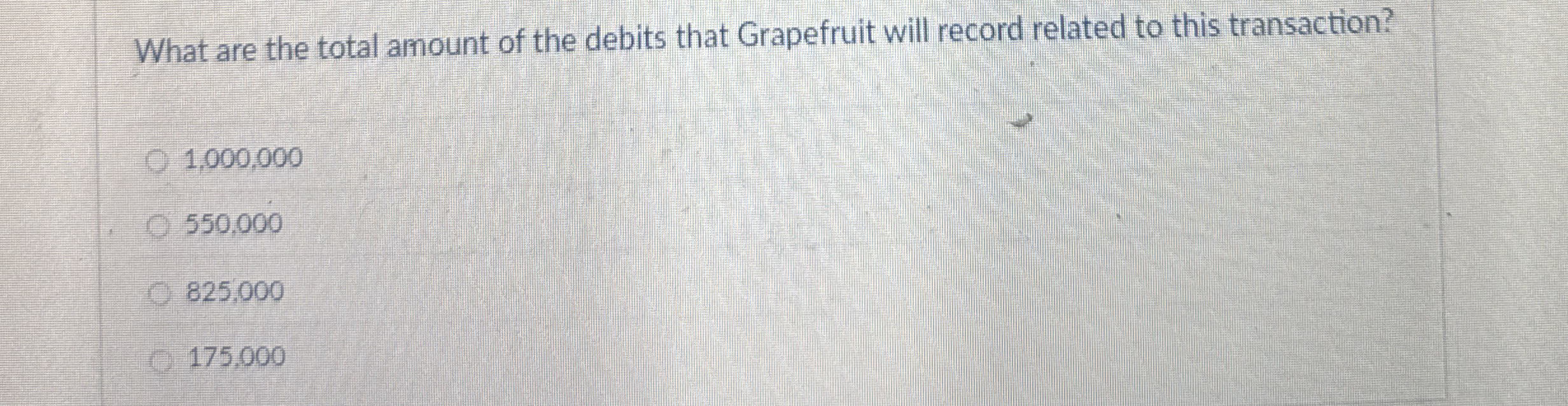 What are the total amount of the debits that