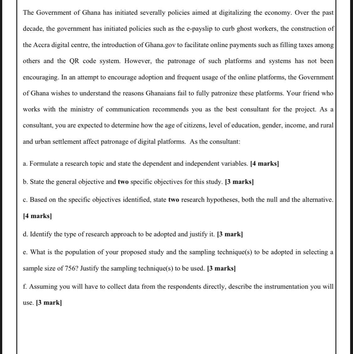 The Government of Ghana has initiated severally