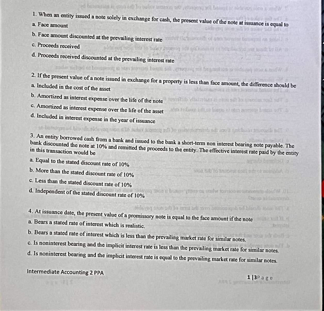 help me in this ass asap 1. When an entity issued