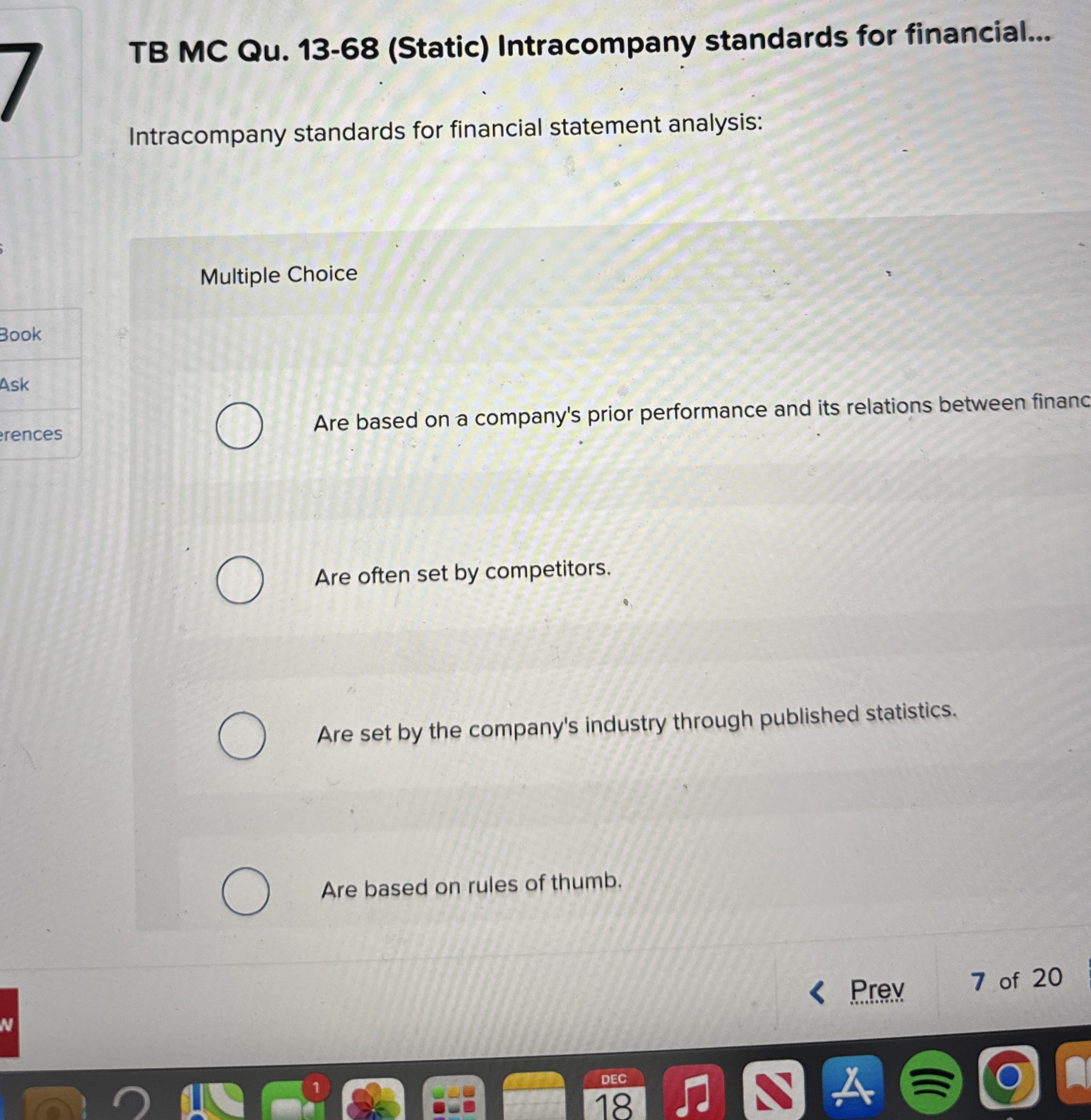 TB MC Qu . 1 3 - 6 8 ( Static ) Intracompany