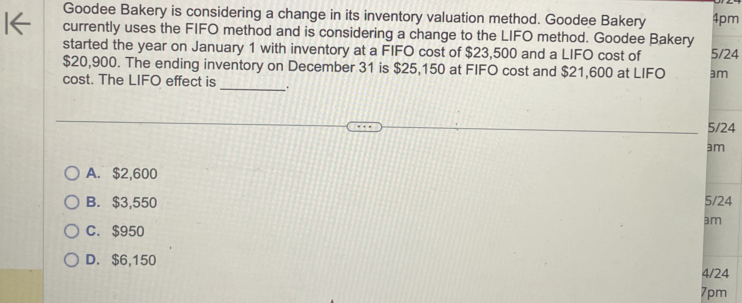 Goodee Bakery is considering a change in its