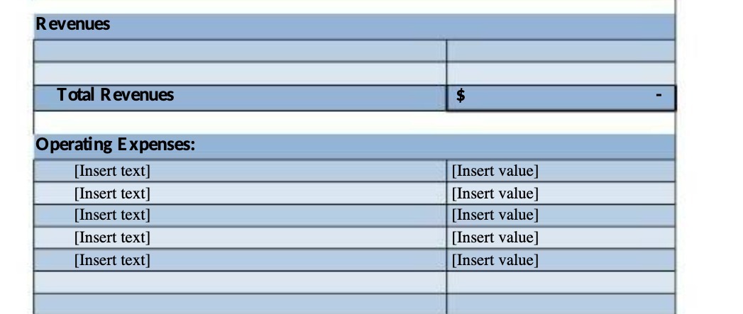 Revenues Total Revenues Operating Expenses: