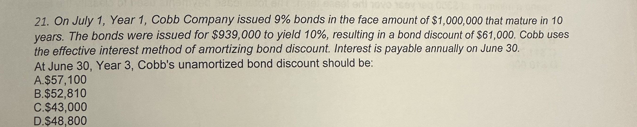 On July 1 , Year 1 , Cobb Company issued 9 %