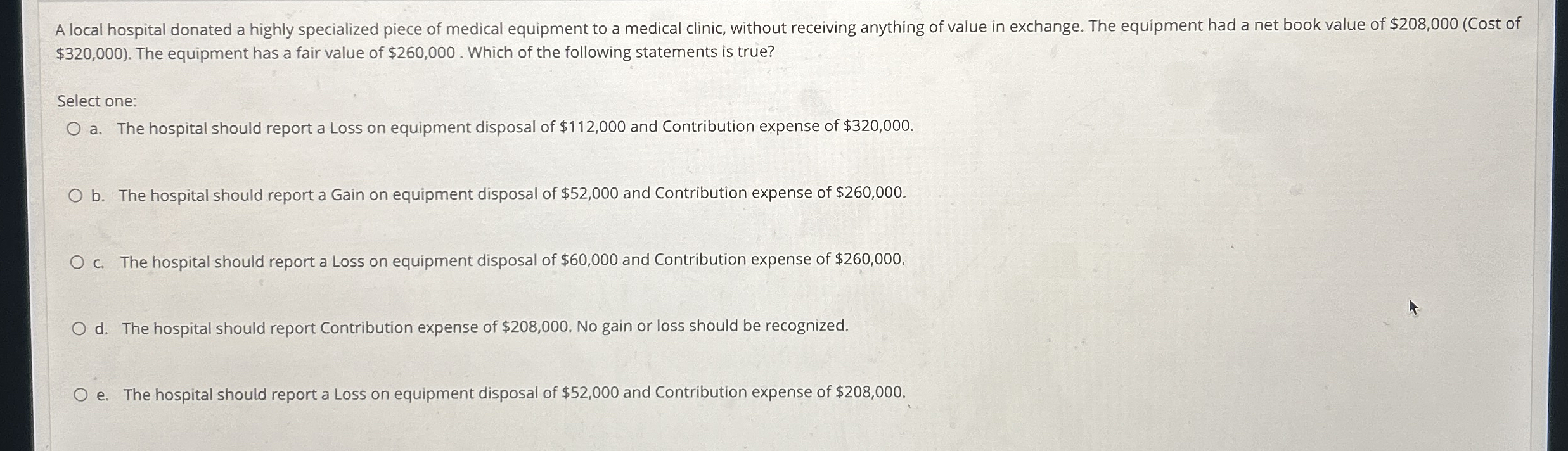 A local hospital donated a highly specialized