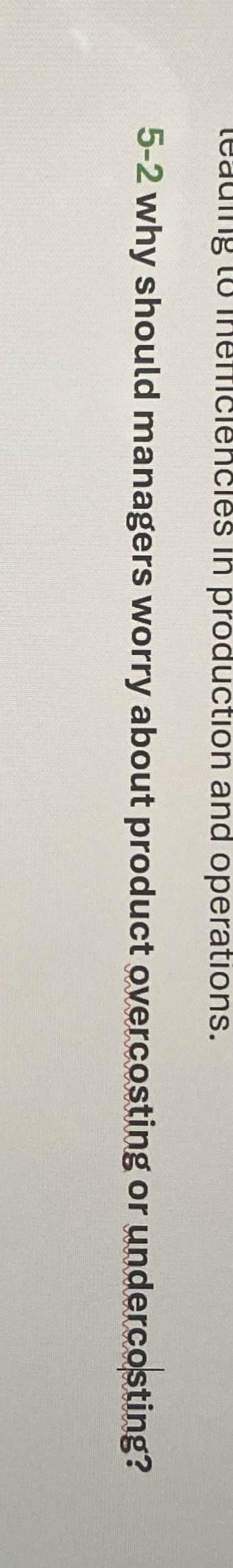 5 - 2 why should managers worry about product