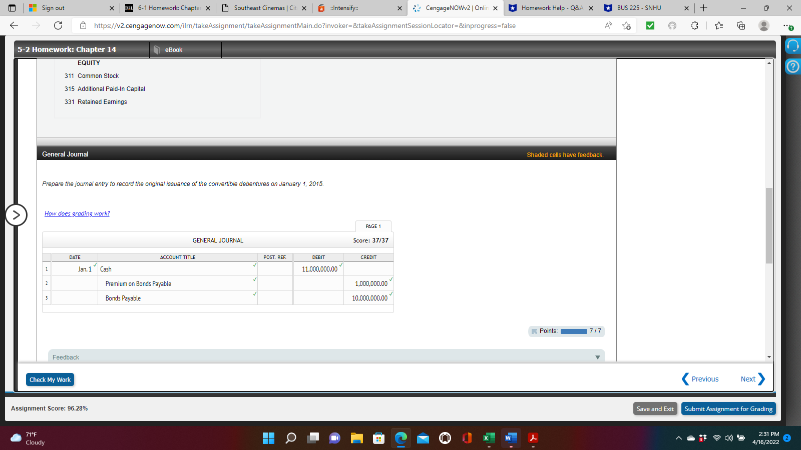 Needing help with this Intermediate Accounting II