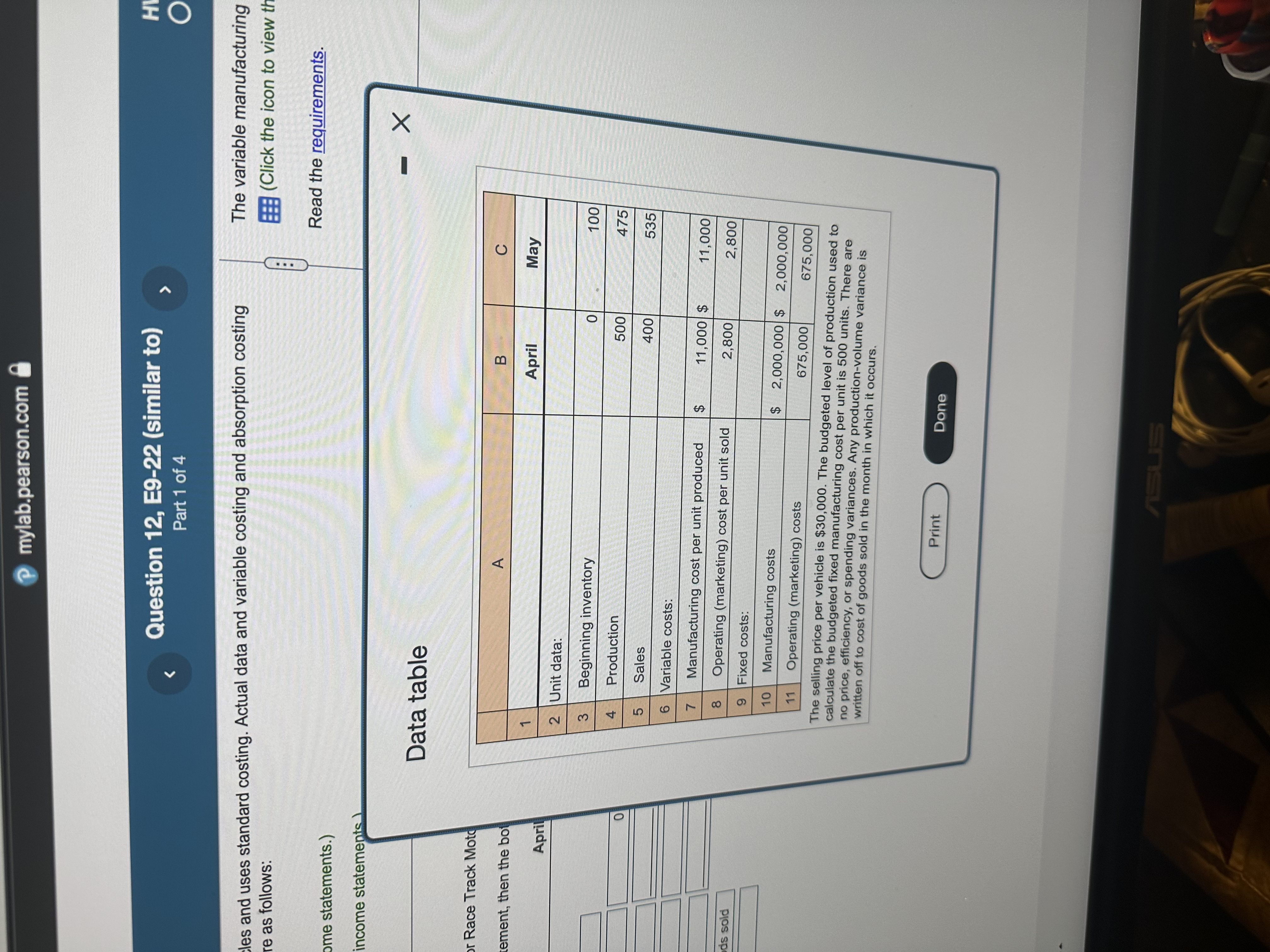 Race Tack Motors assembles and sells motor