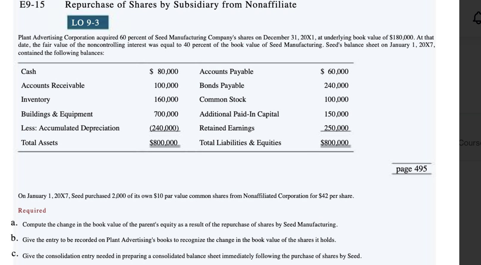 E915 Repurchase of Shares by Subsidiary from