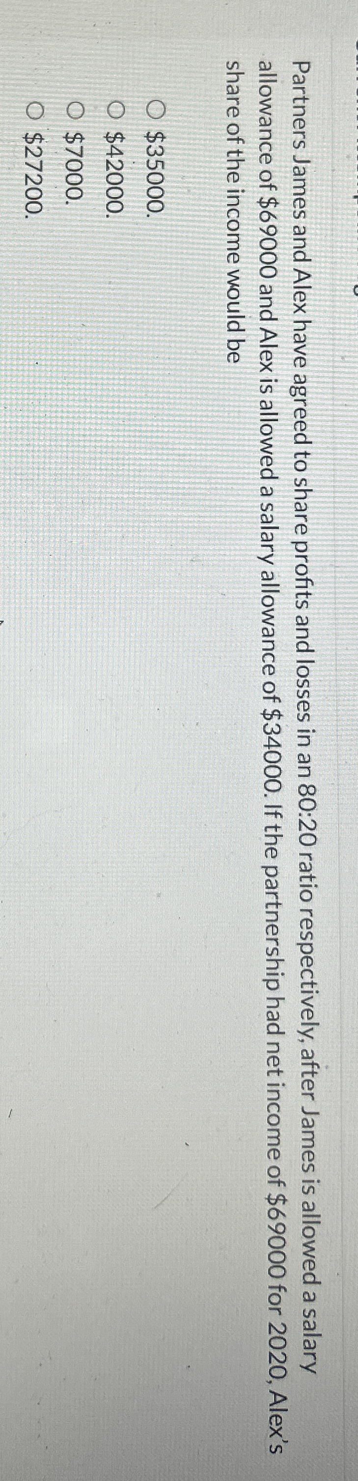 Partners James and Alex have agreed to share