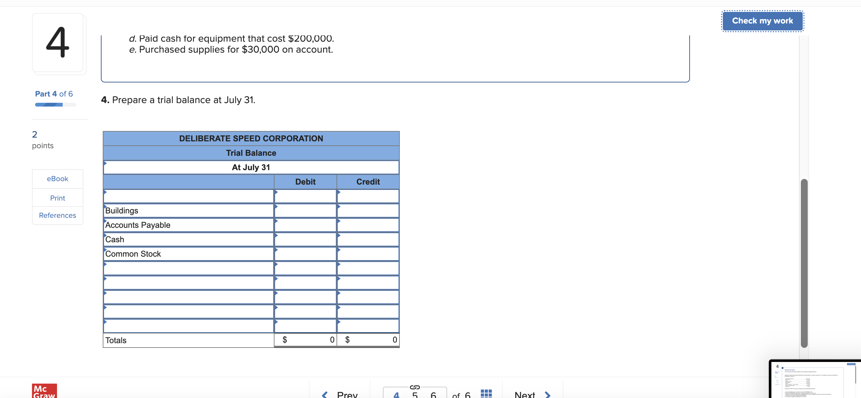 4 o Part4 of 6 = 2 points eBook Print References