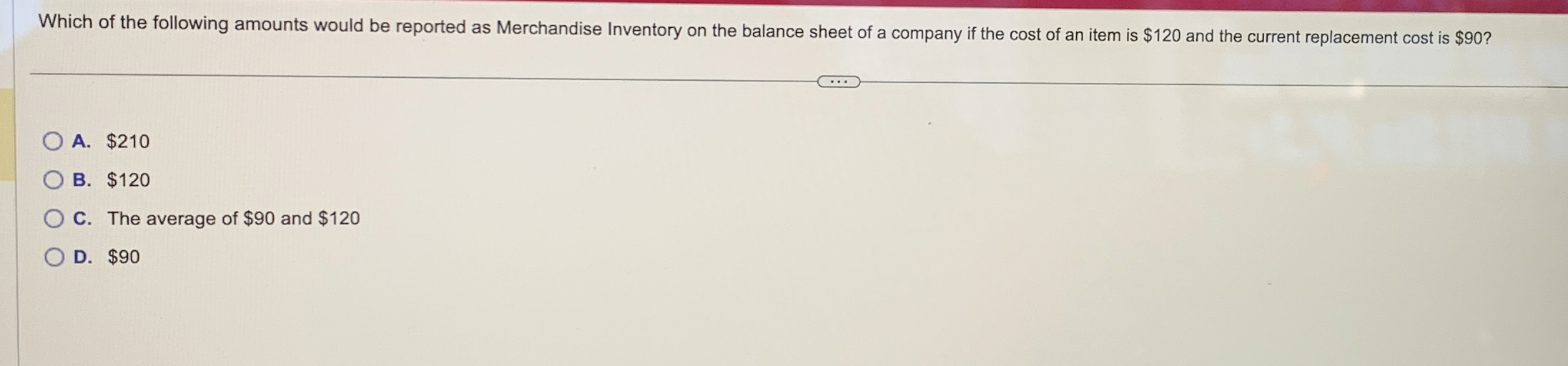 Which of the following amounts would be reported