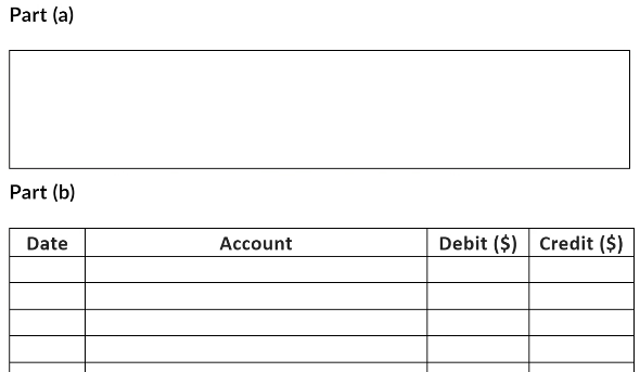 Please no handwriting, just type the answer.