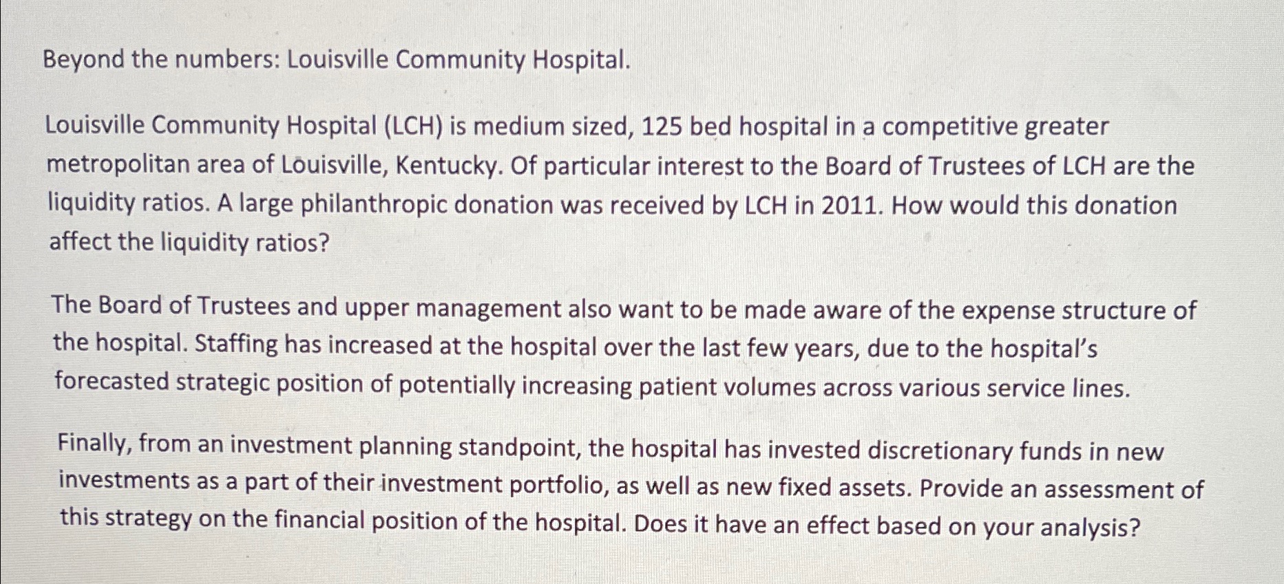 3) Beyond the numbers: review the brief narrative