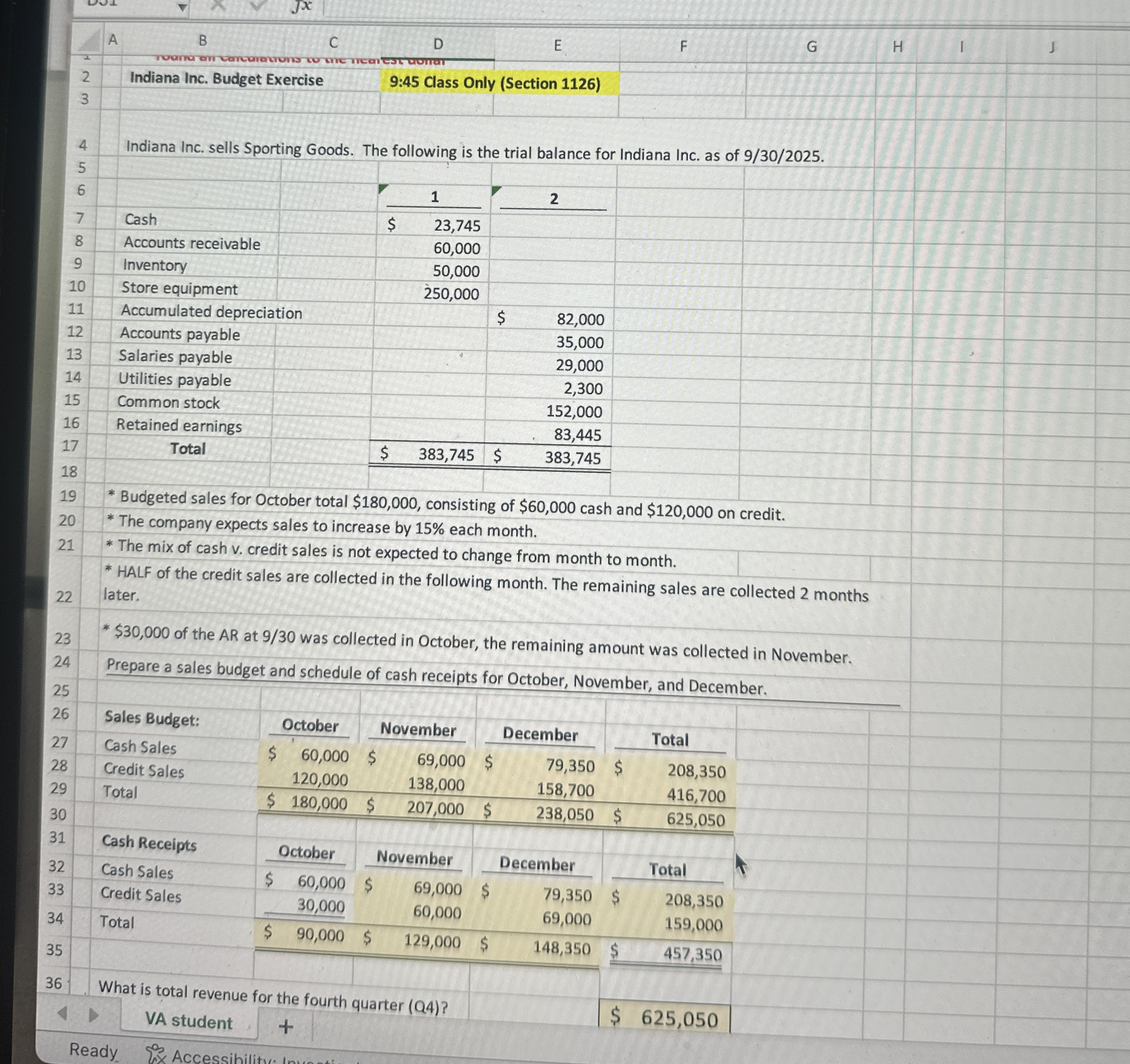 Complete these calculations and make sure mine