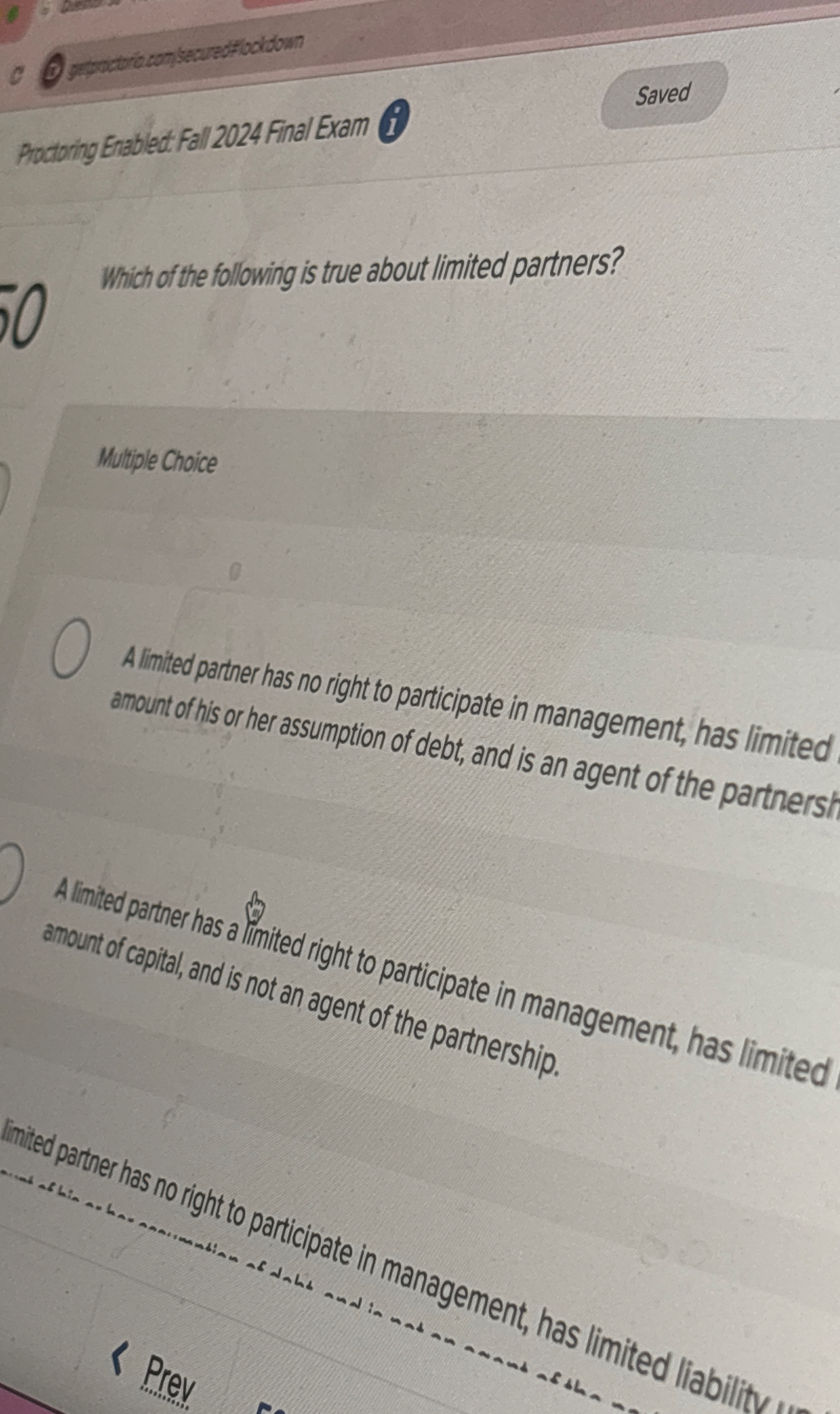 Protoring Enablect Fall 2 0 2 4 Final Exam 5 0