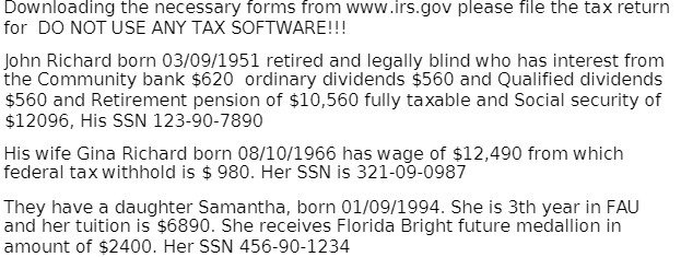Downloading the necessary forms from www.irs.gov